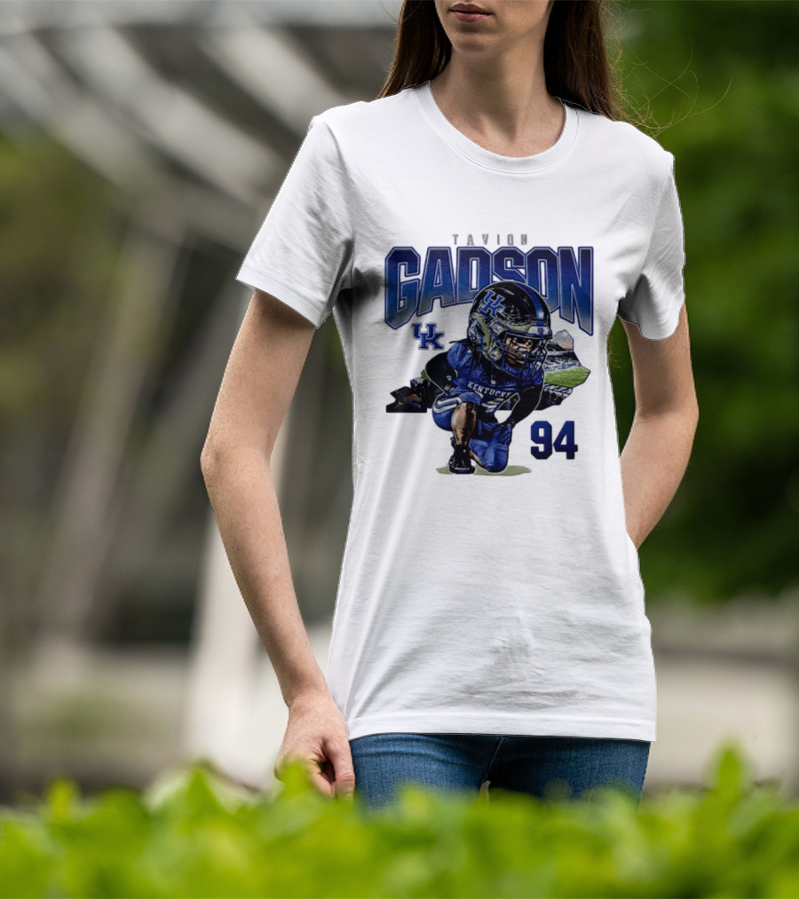 Tavion Gadson Kentucky Wildcats Football 94 UK T-Shirt