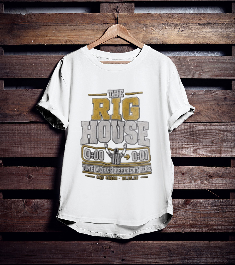 The Big House 0 00 To 0 01 Time Works Different Here Ann Arbor 09 05 26 T-Shirt