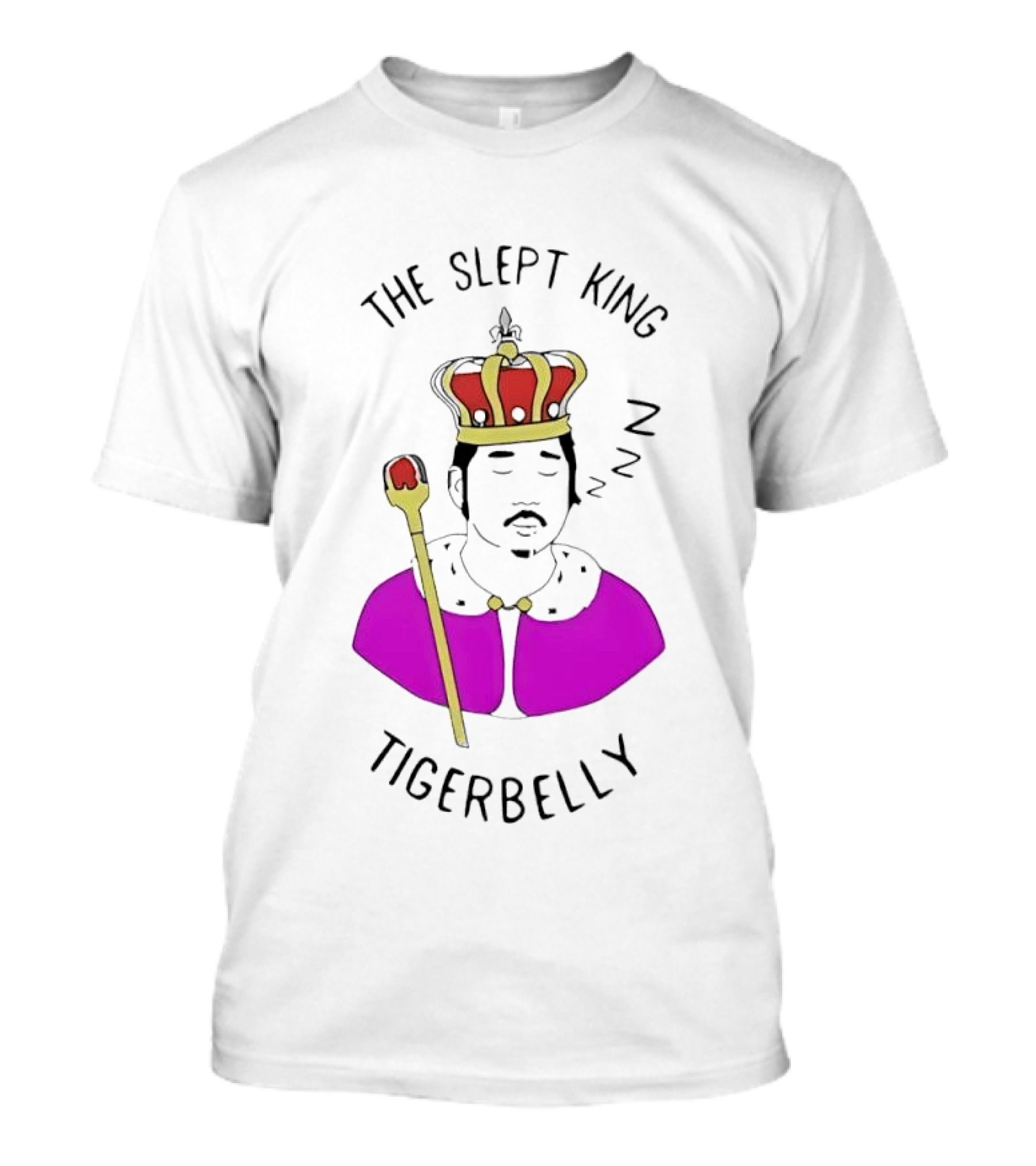Tigerbelly The Slept King Crown ZZZ Scepter T-Shirt