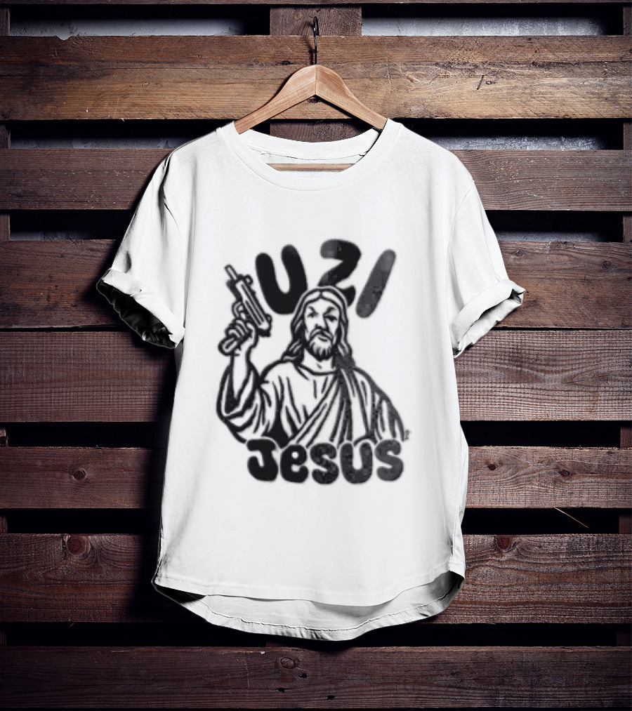 Uzi Jesus Iconic Urban Style Trend T-Shirt