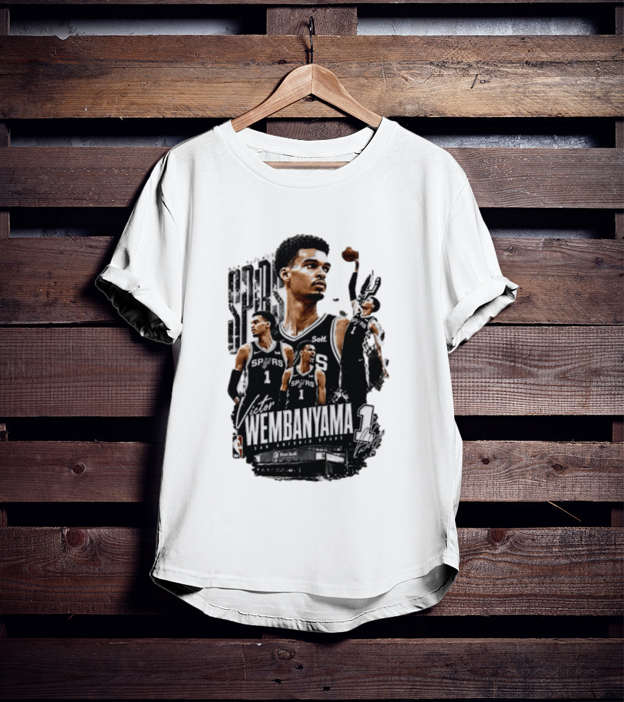Victor Wembanyama San Antonio Spurs NBA Basketball Self 1 T-Shirt