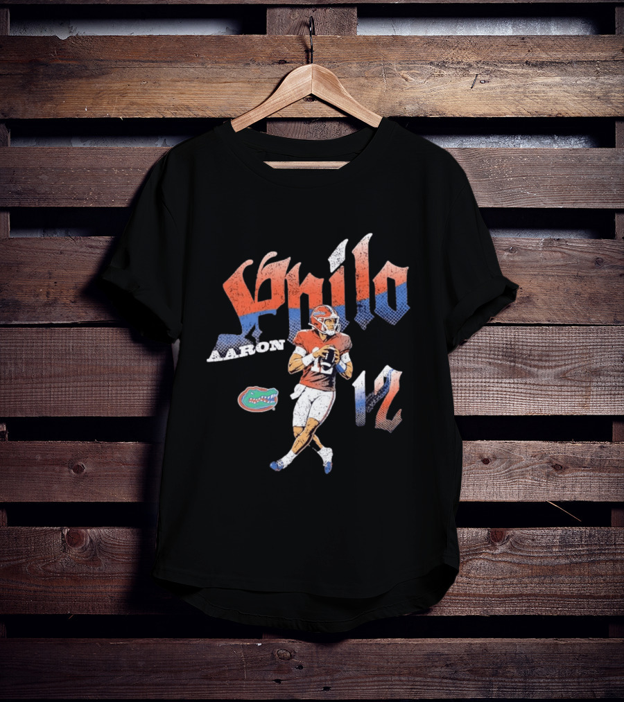 Aaron Philo No 12 Florida Gators Football Player T-Shirt