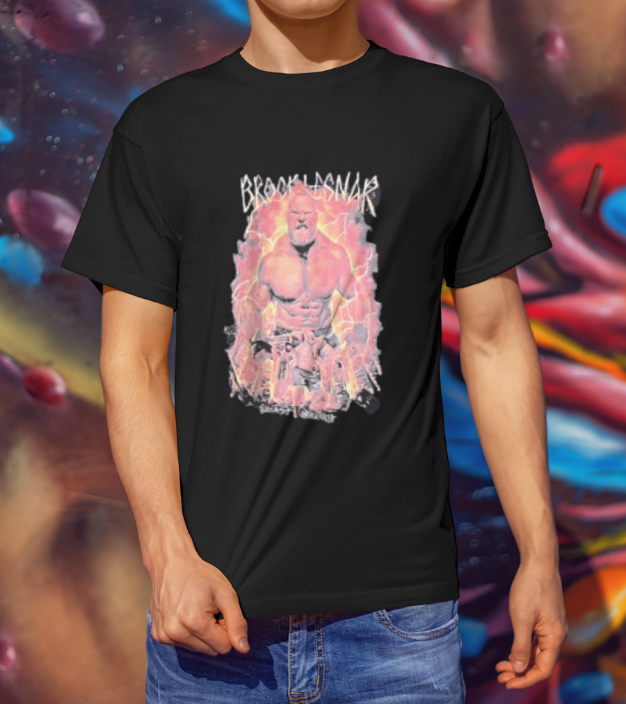Brock Lesnar Beast Incarnate WWE Lightning Power T-Shirt