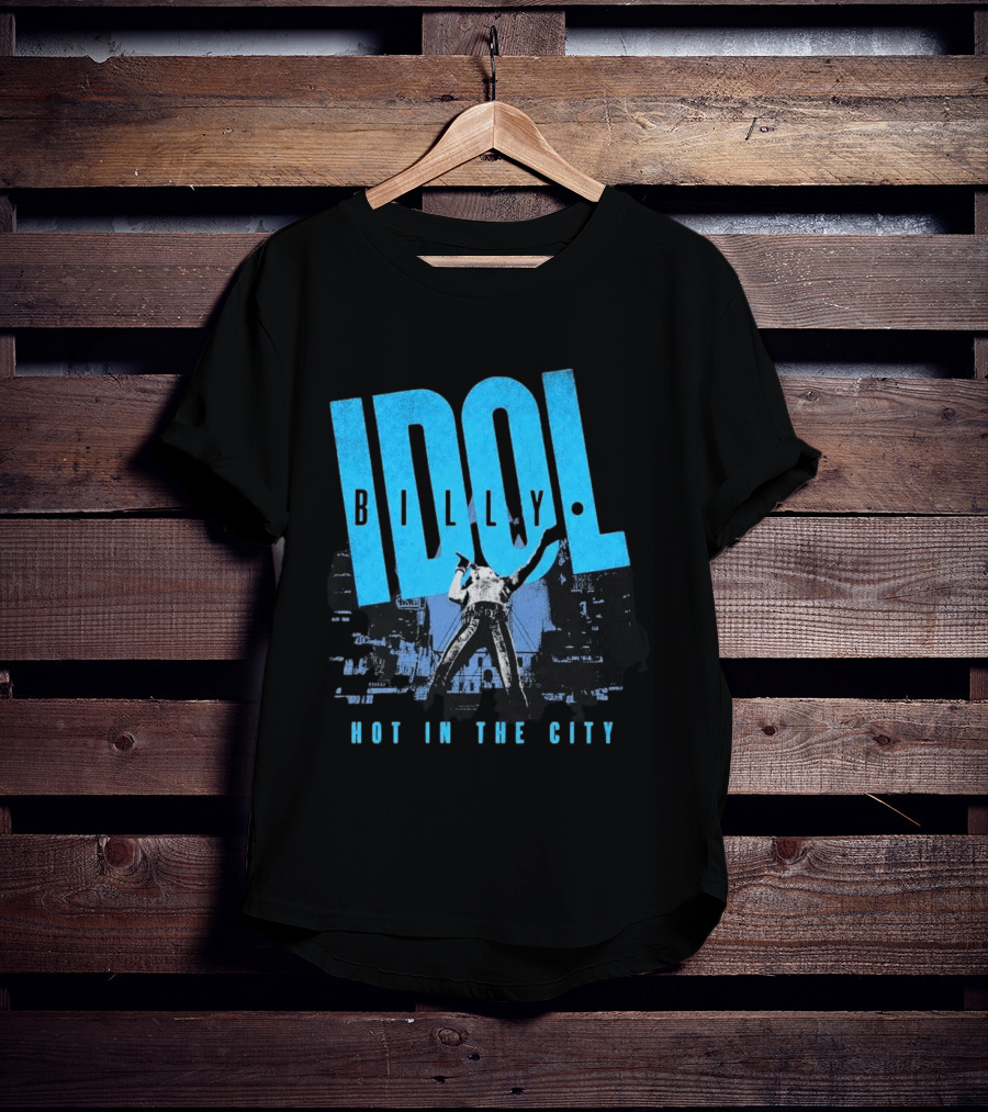 Billy Idol Hot In The City Las Vegas Show 2026 T-Shirt