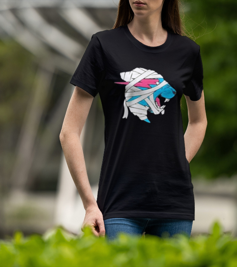 Mrbeast Mummy Panther Wrapped Beast Head T-Shirt