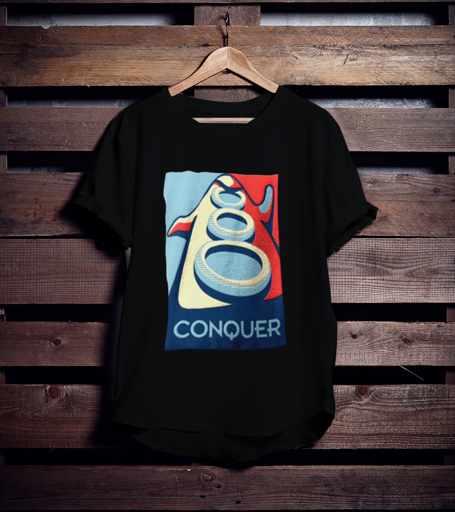 Conquer Penguin Three Rings T-Shirt