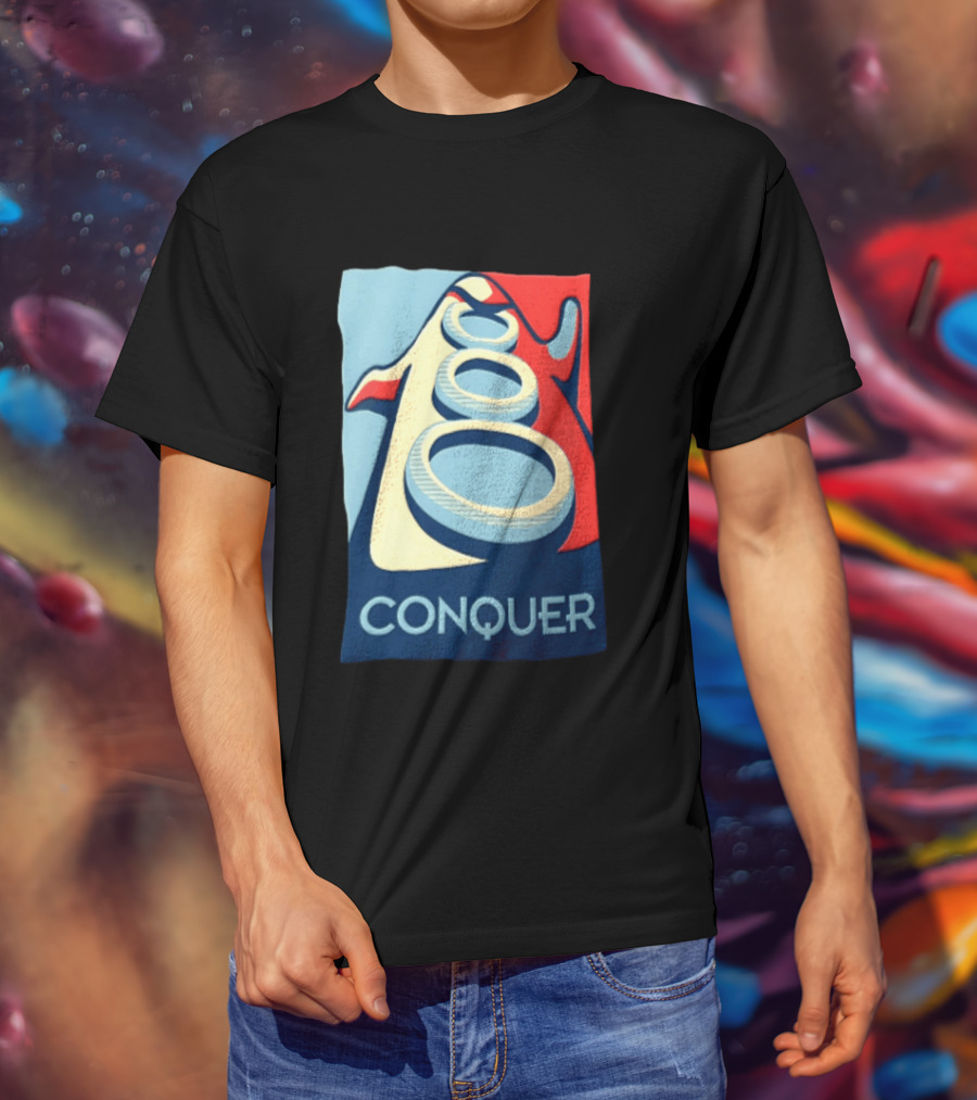 Conquer Penguin Three Rings T-Shirt