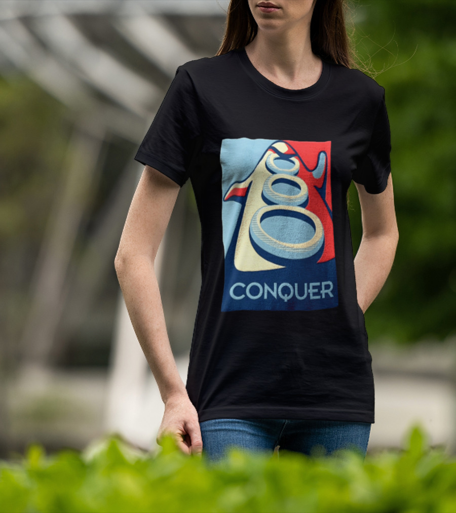 Conquer Penguin Three Rings T-Shirt