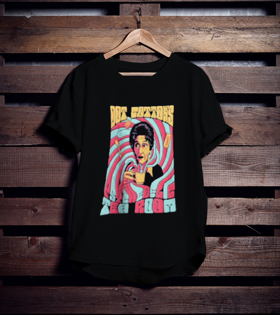 Dot Cotton's Psychedelic Tea Room Eastenders Retro Swirl T-Shirt