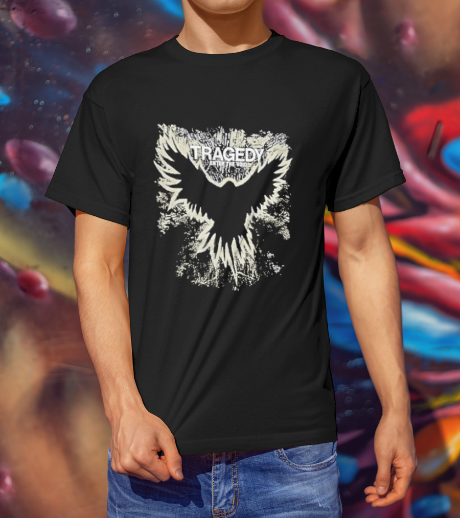 Original Tragedy Band Enter The Void Raven Bird Wings Spread T-Shirt