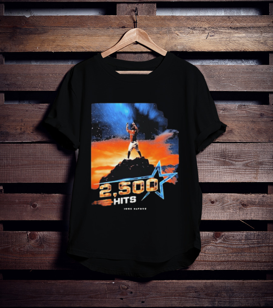 Jose Altuve 2500 Hits Milestone Houston Astros MLB T-Shirt
