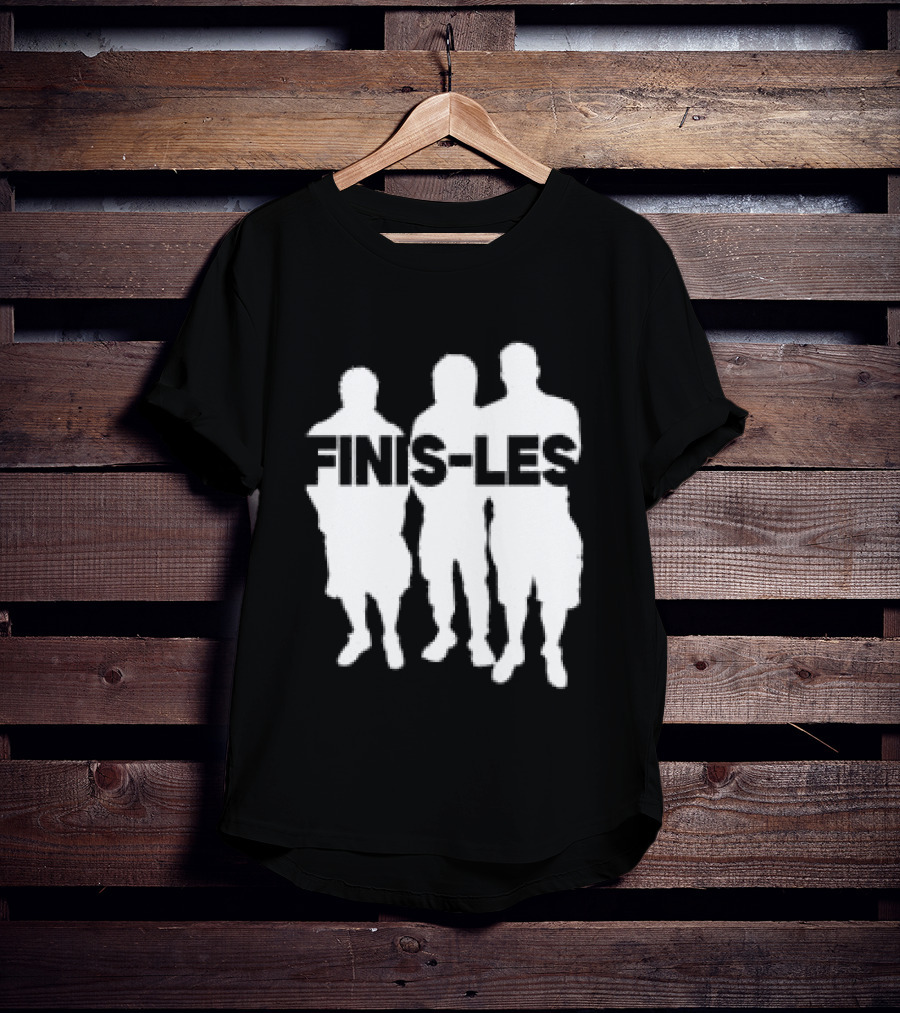 La Feve Store Finis Les Bold Figures White Silhouette Group T-Shirt