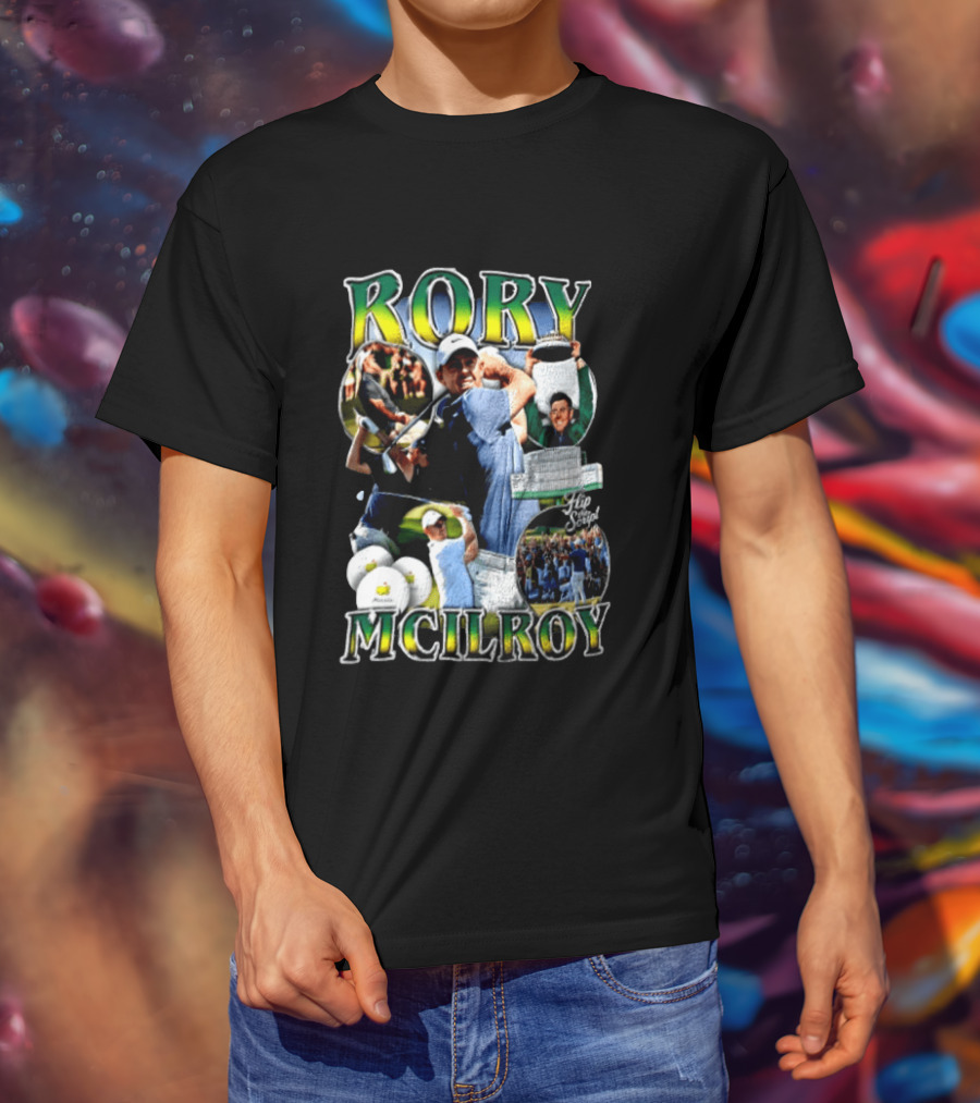 Rory McIlroy Flip The Script Golf Masters Tournament Highlights And Victories T-Shirt