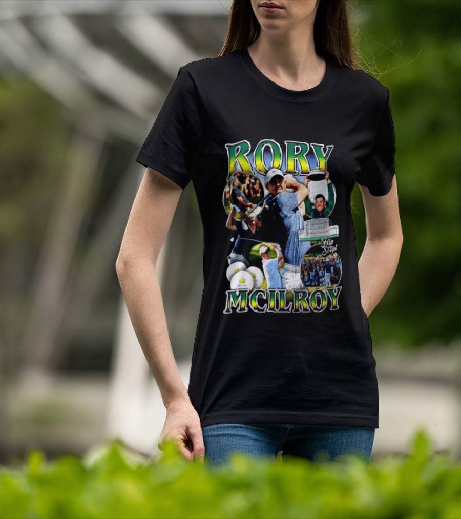 Rory McIlroy Flip The Script Golf Masters Tournament Highlights And Victories T-Shirt