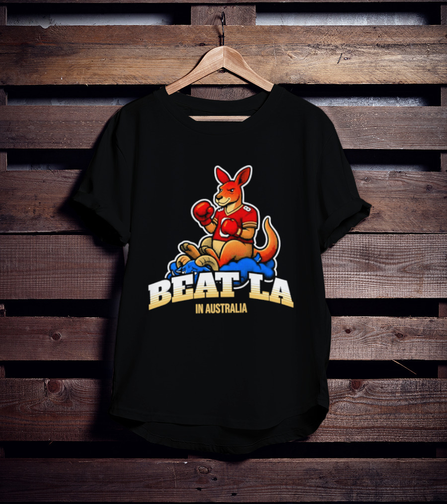 San Francisco 49ers Beat LA Kangaroo In Australia T-Shirt