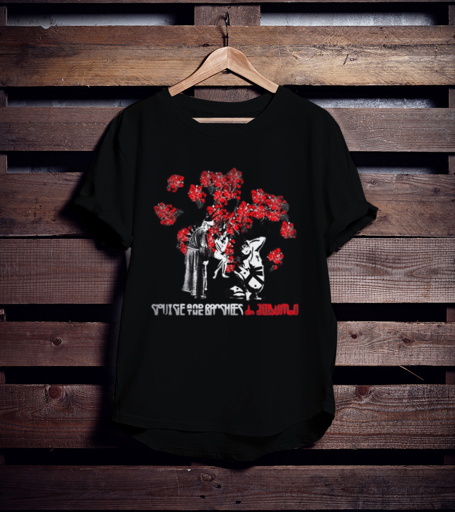 Siouxsie And The Banshees Downside Up Red Blossom T-Shirt