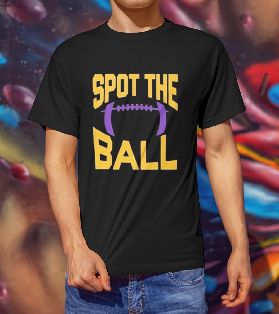 Spot The Ball Football Enthusiast Game Challenge T-Shirt