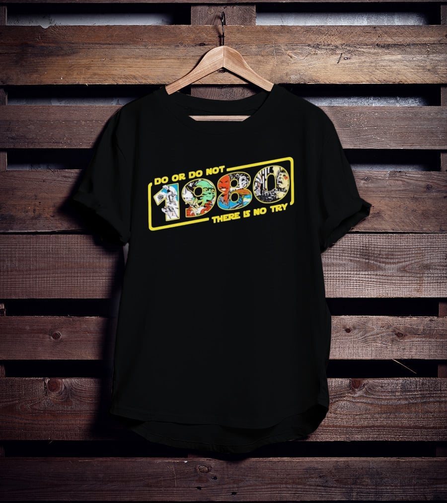 Star Wars Do Or Do Not 1980 There Is No Try Collage T-Shirt