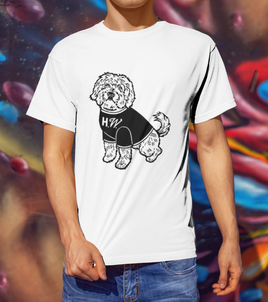 Hayley Williams Alf Raglan Dog Wearing T-Shirt