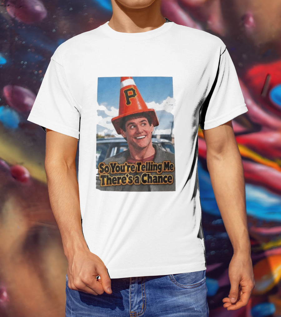 Jim Carrey Cone Hat P So You're Telling Me There's A Chance T-Shirt