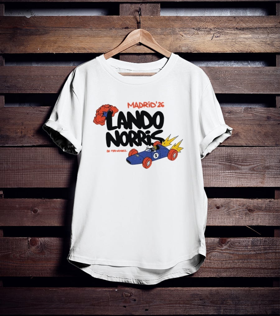 Maddio's Lando Norris Racing Car T-Shirt