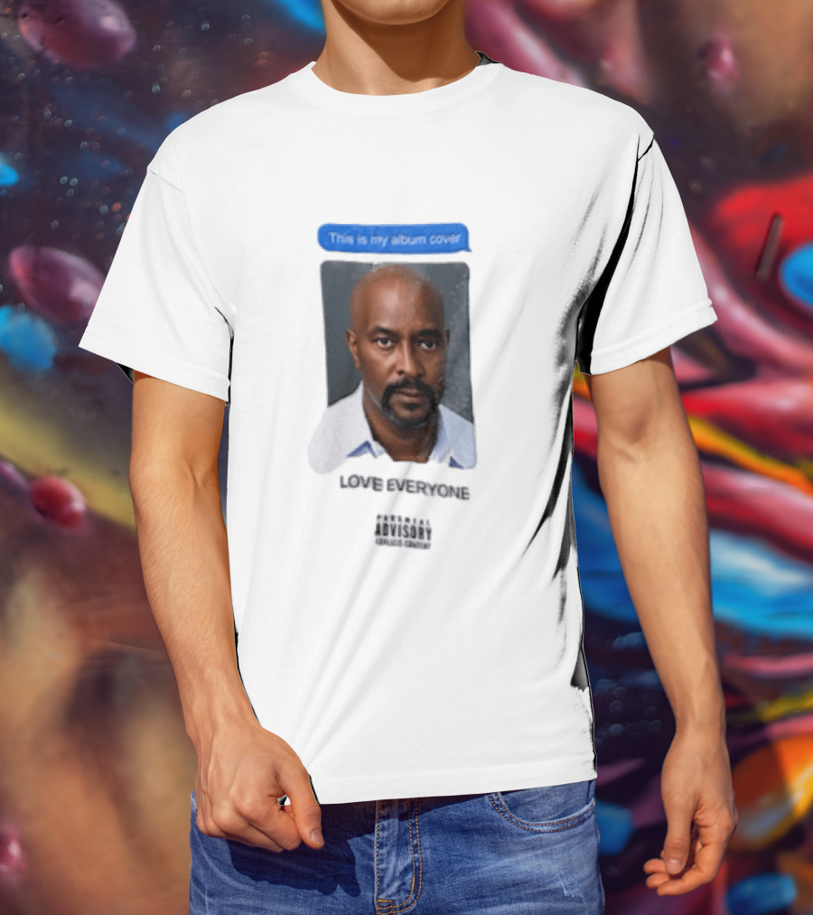 This Is My Album Cover Love Everyone Parental Advisory Explicit Content T-Shirt