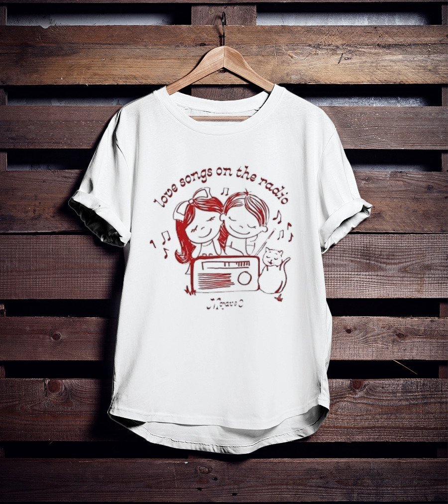 Unified Goods Mojave 3 Love Songs On The Radio Red T-Shirt