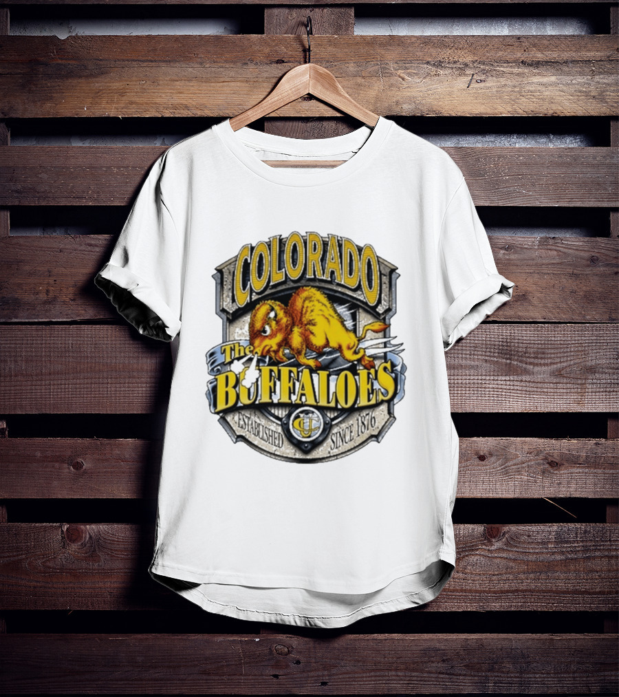 Colorado Buffaloes CU The Buffaloes Established Since 1876 T-Shirt