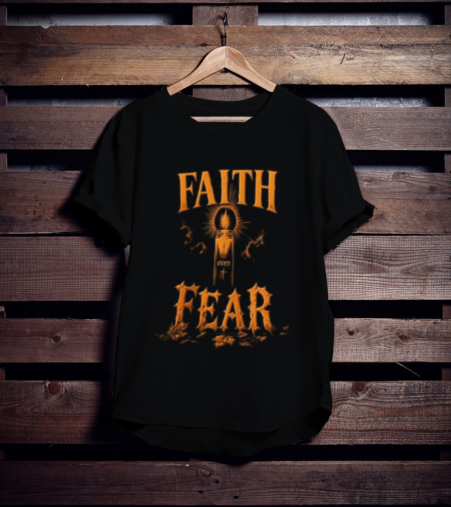 Faith Over Fear Spooky Halloween T-Shirt