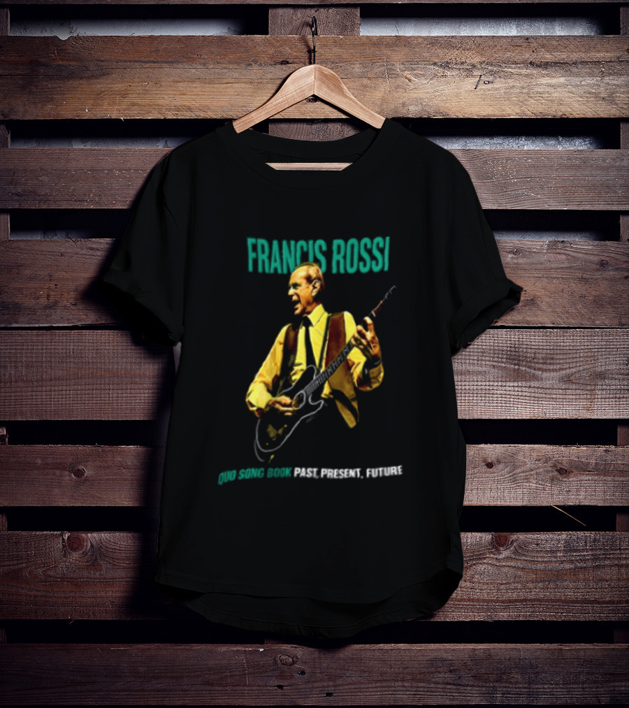 Francis Rossi Song Book Past Present Future Dates Schedule T-Shirt