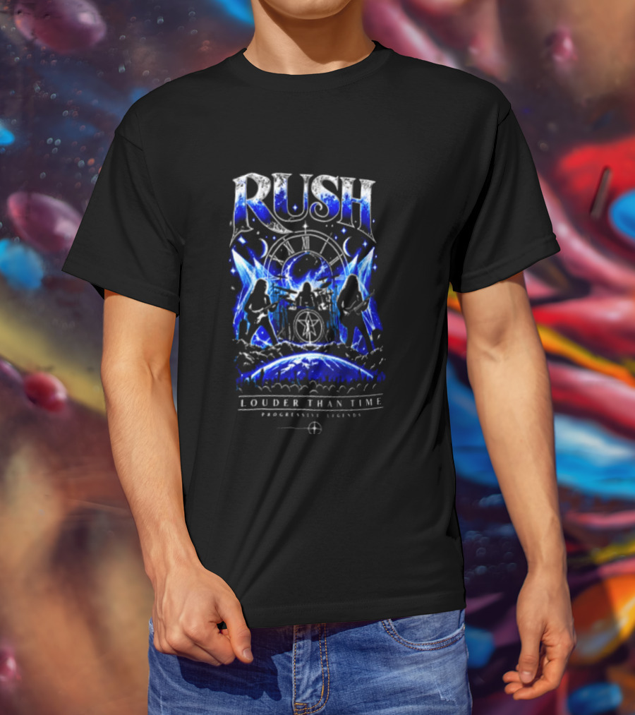 Rush Louder Than Time Closer To The Stars Progressive Legends T-Shirt