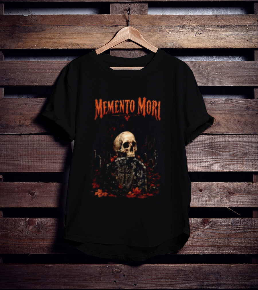 Memento Mori Skull Graveyard Gothic T-Shirt