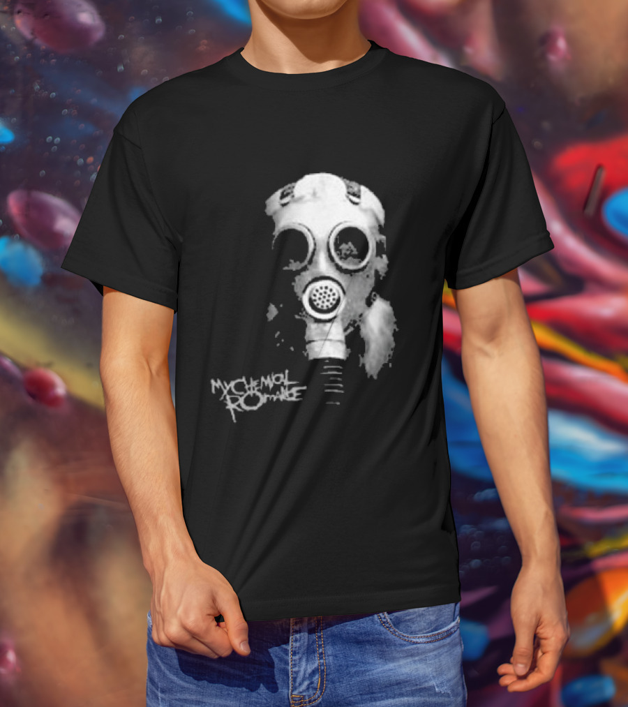 My Chemical Romance Gas Mask Mother War We're Damned Afterall T-Shirt