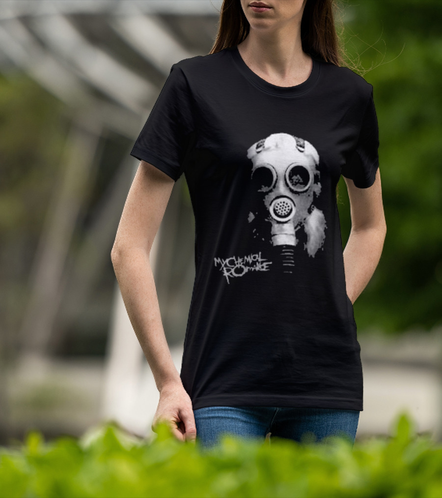 My Chemical Romance Gas Mask Mother War We're Damned Afterall T-Shirt