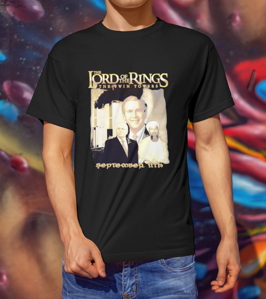 The Lord Of The Rings The Twin Towers September 11th T-Shirt