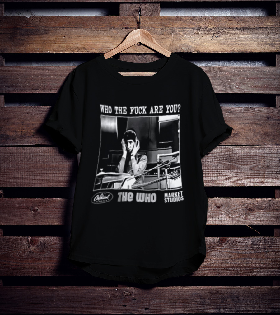 The Who X Market D2C Who The Fuck Are You Photo Album Cover T-Shirt