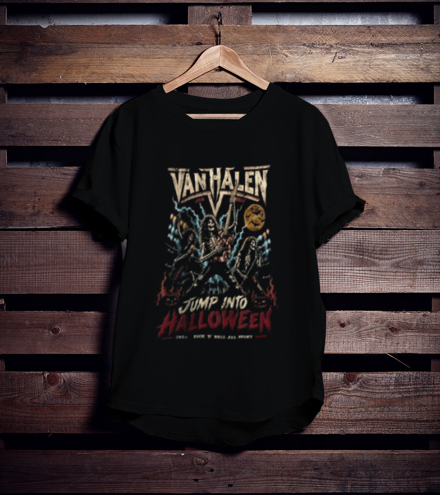 Van Halen Jump Into Halloween 1984 Rock N Roll All Night T-Shirt