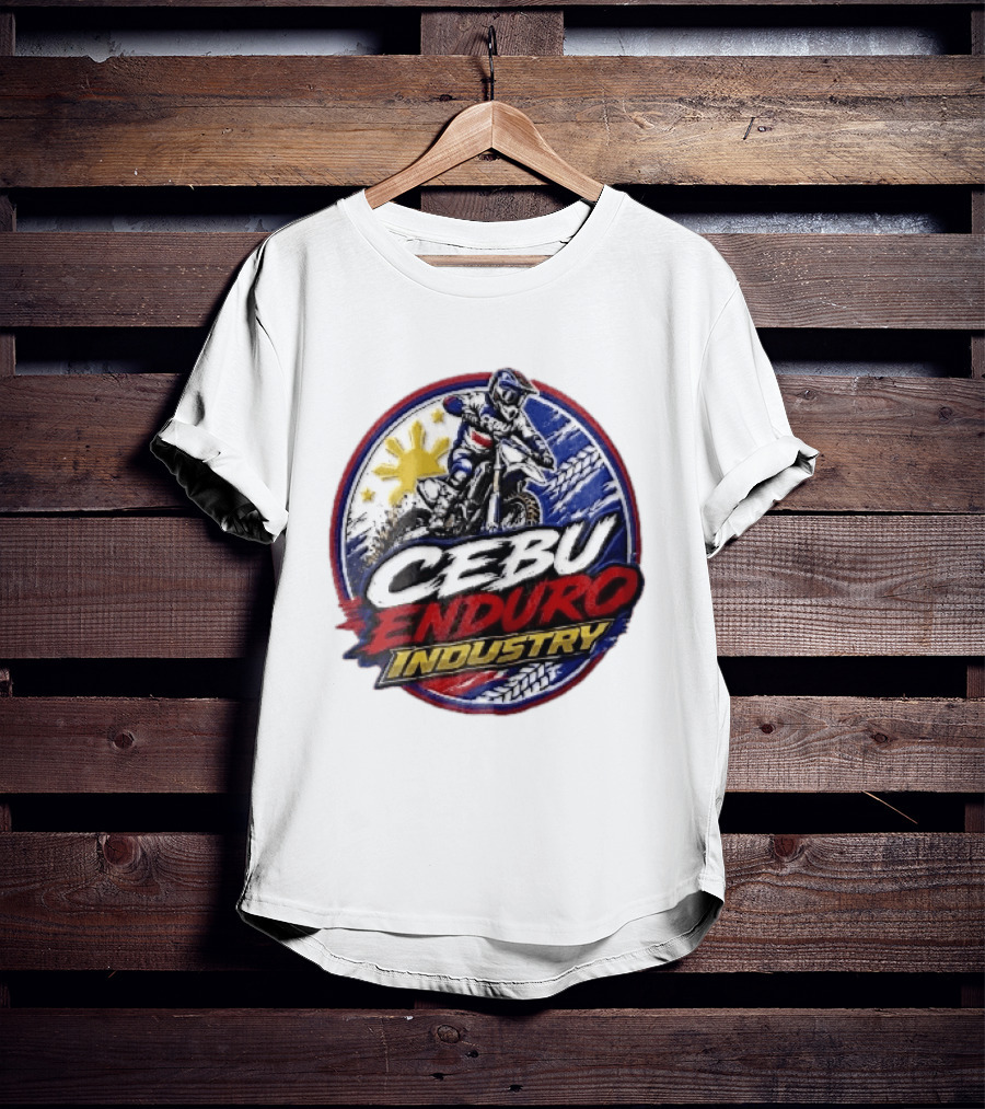 Cebu Enduro Industry Motocross Rider Dirt Bike Philippine Sun Adventure T-Shirt