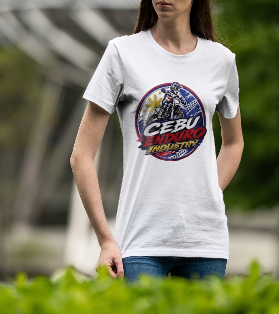 Cebu Enduro Industry Motocross Rider Dirt Bike Philippine Sun Adventure T-Shirt
