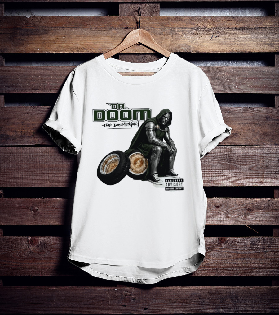 Dr Doom The Documentary Marvel Hip Hop Parental Advisory T-Shirt