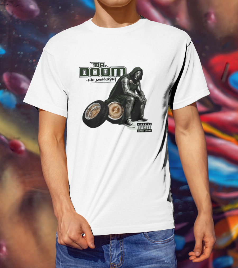 Dr Doom The Documentary Marvel Hip Hop Parental Advisory T-Shirt