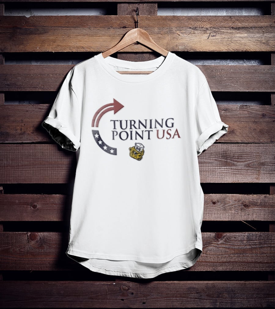 Michigan Wolverines NCAA Turning Point USA Red Blue Stars Sailor Hat T-Shirt