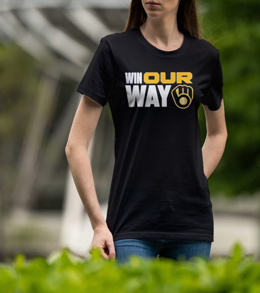 Milwaukee Brewers 2026 Postseason Win Our Way Clinched T-Shirt