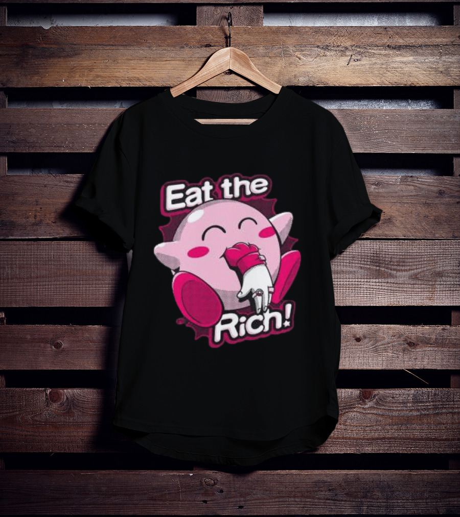 Punkwithacamera Store Eat The Rich Clay Graham Kirby Eating Hand T-Shirt