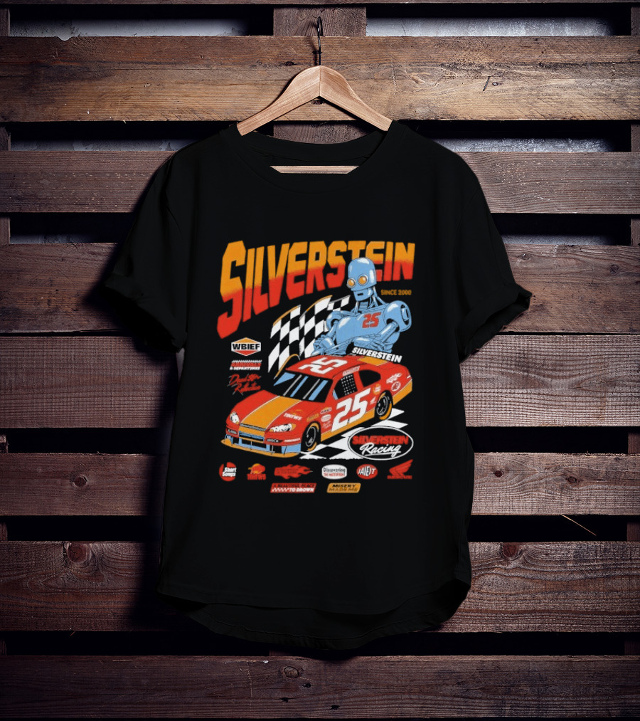 Silverstein Racecar 25 Racing WBIEF Since 2000 T-Shirt
