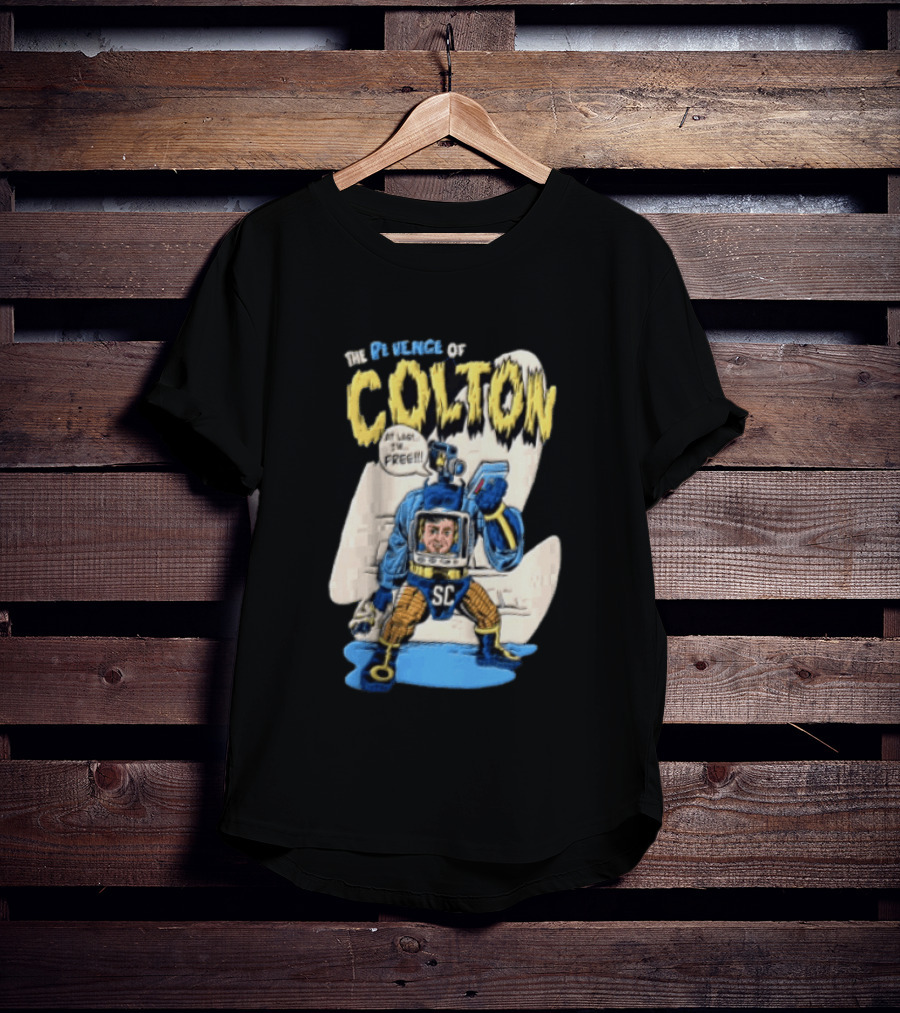 The Revenge Of Colton At Last I Am Free SC Robot Camera Head Video T-Shirt