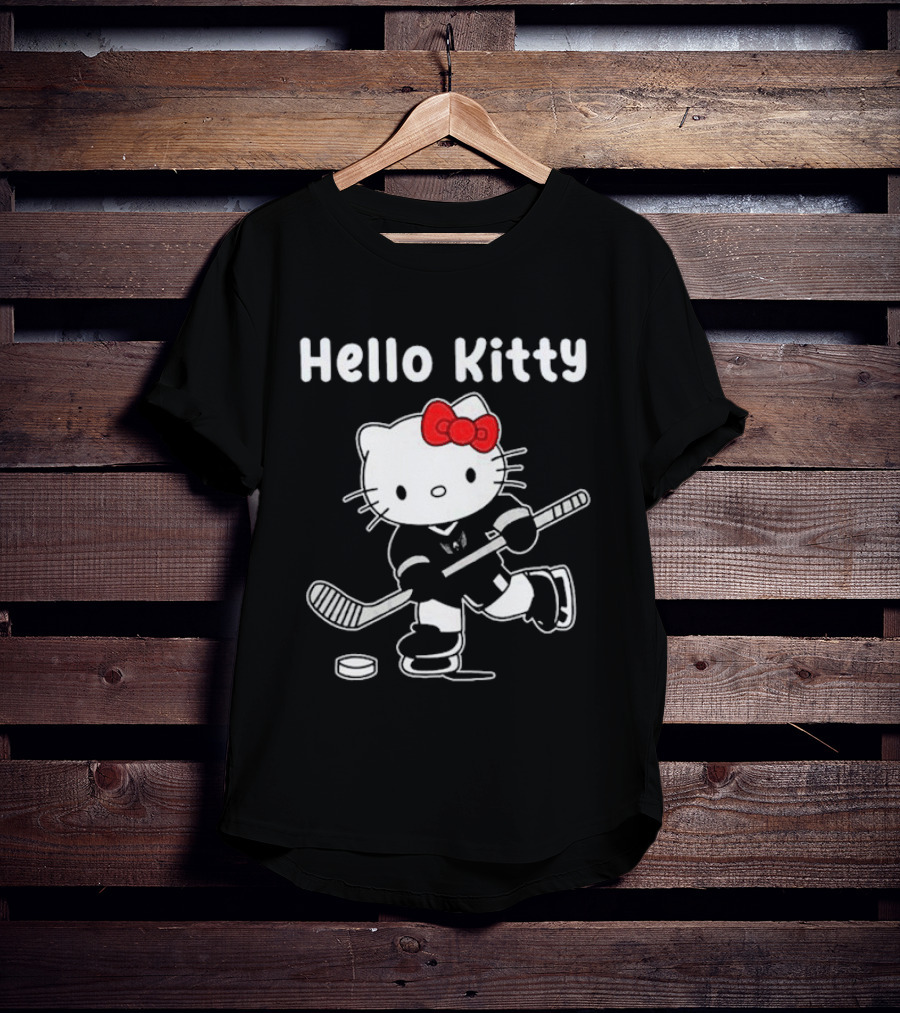 Hello Kitty Washington Capitals Hockey Team Collaboration T-Shirt