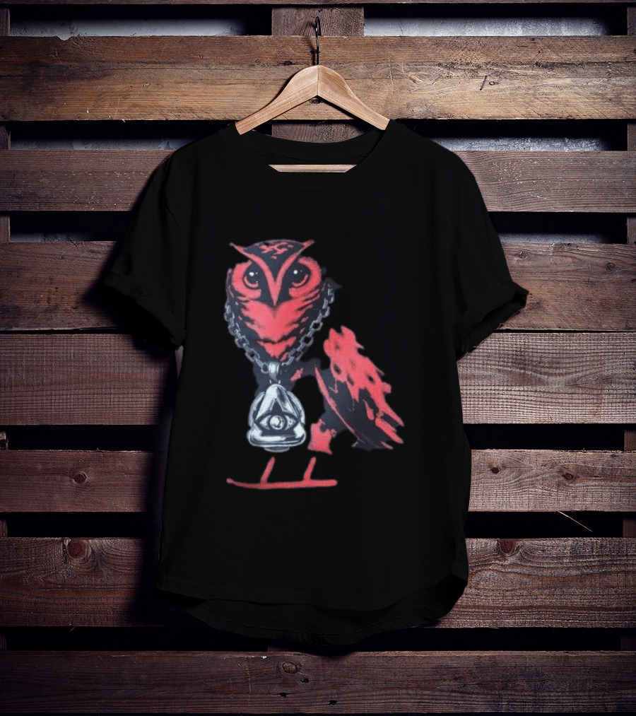 Yeat Store Love Lyfe Ovo Tour Owl With Eye Pendant T-Shirt