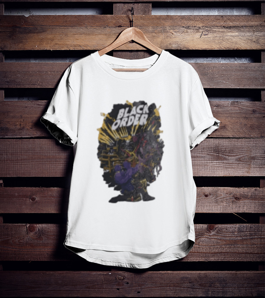 Black Order Thanos And The Children Of Thanos Rock Band Graphic Novel T-Shirt