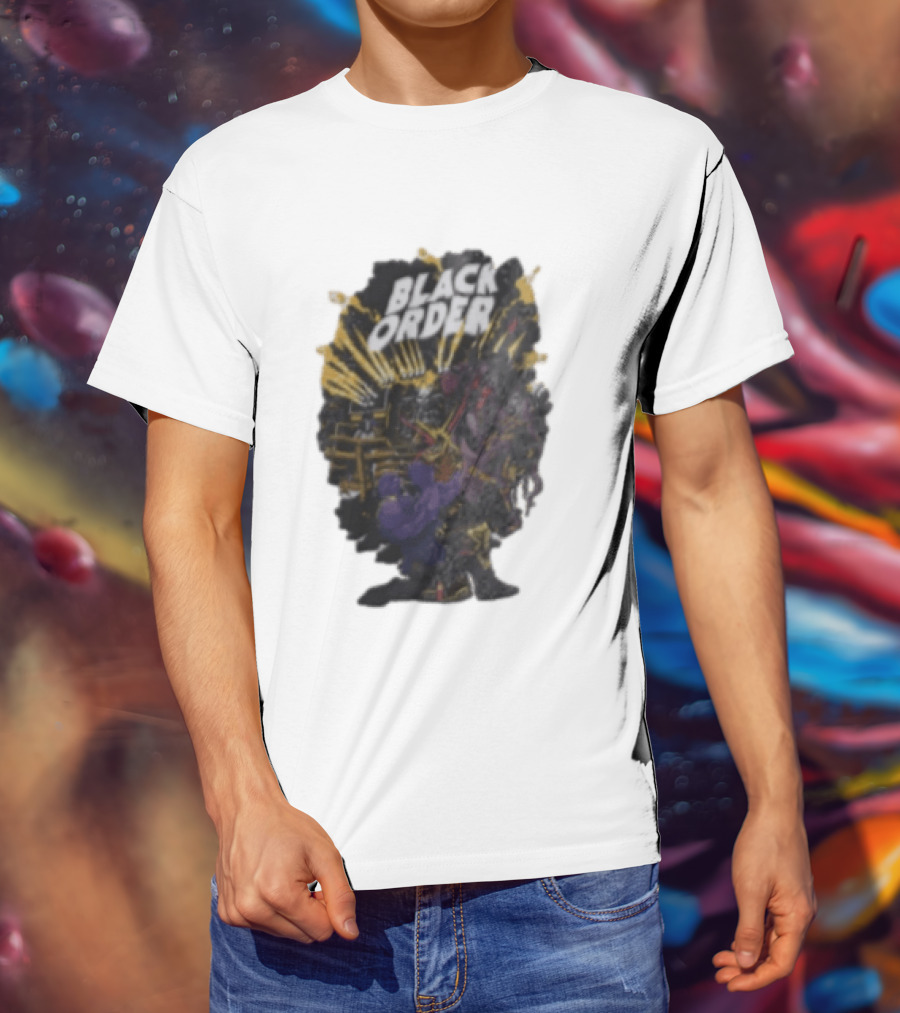 Black Order Thanos And The Children Of Thanos Rock Band Graphic Novel T-Shirt